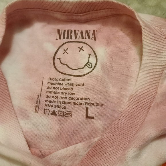 Nirvana tie dye pink. Unisex - Picture 4 of 4